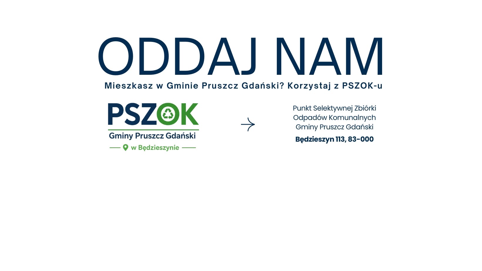 PSZOK GMINY PRUSZCZ GDAŃSKI LOGO 
