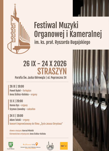 Festiwal Organowy w Straszynie - 26 września 