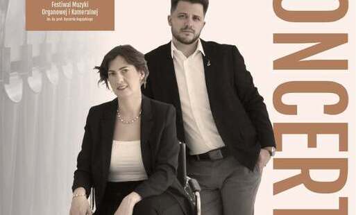 plakat koncert organy